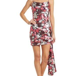 Cinq a Sept Ryder Dress-Black/Multi Floral Silk Dress - NWT --Size 4